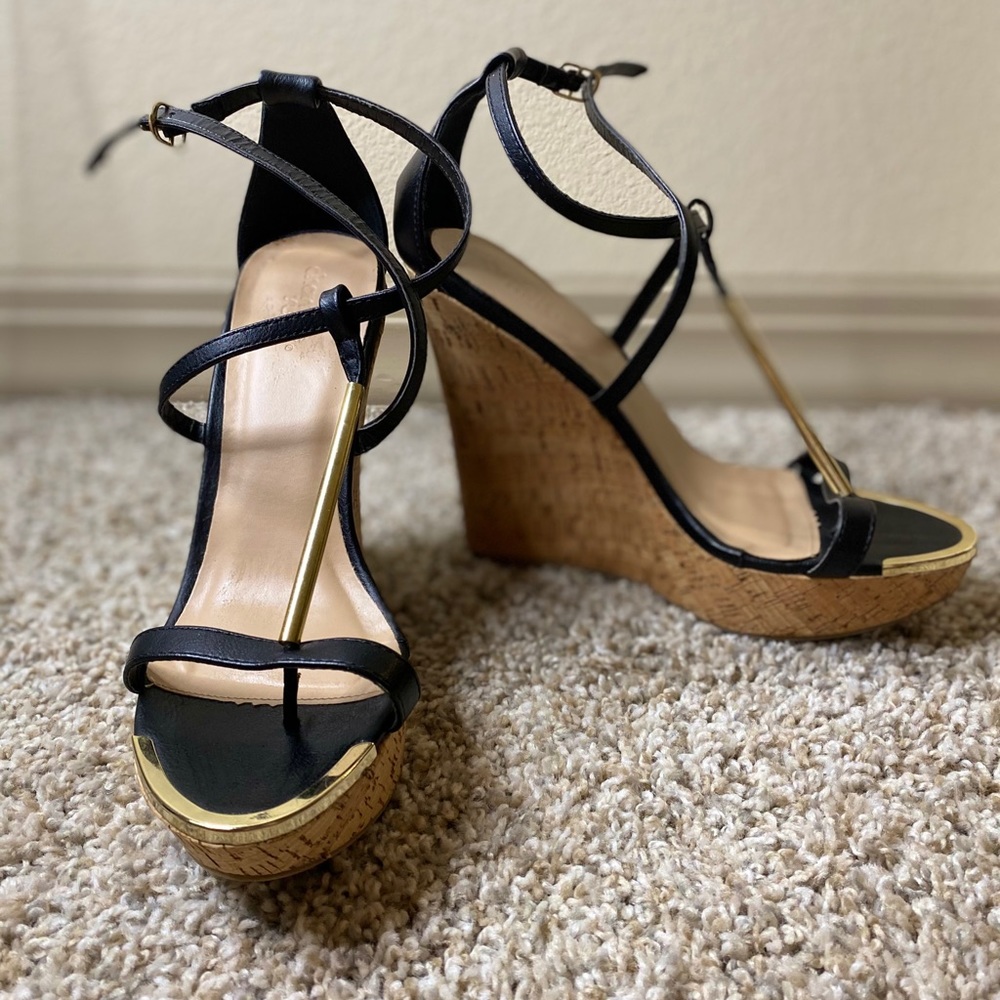 Sexy Comfortable Black Wedge